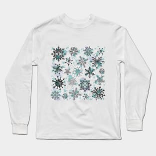 Christmas snow art. Long Sleeve T-Shirt